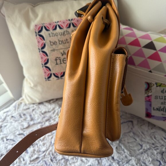 EUC GUCCI Leather Bamboo Medium Backpack with COA - Picture 10 of 16